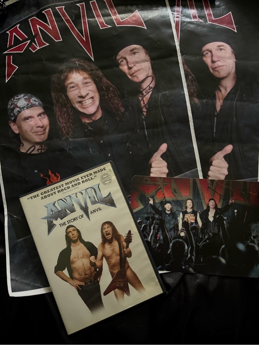 ANVIL +SIGNED+ Concert Merch + DVD Bundle